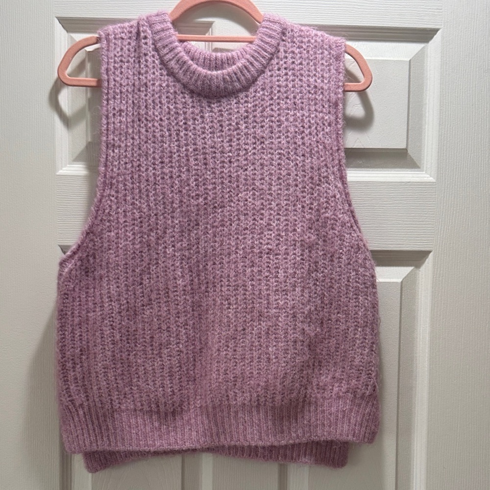 Universal Thread Mauve Sleeveless Knit Sweater